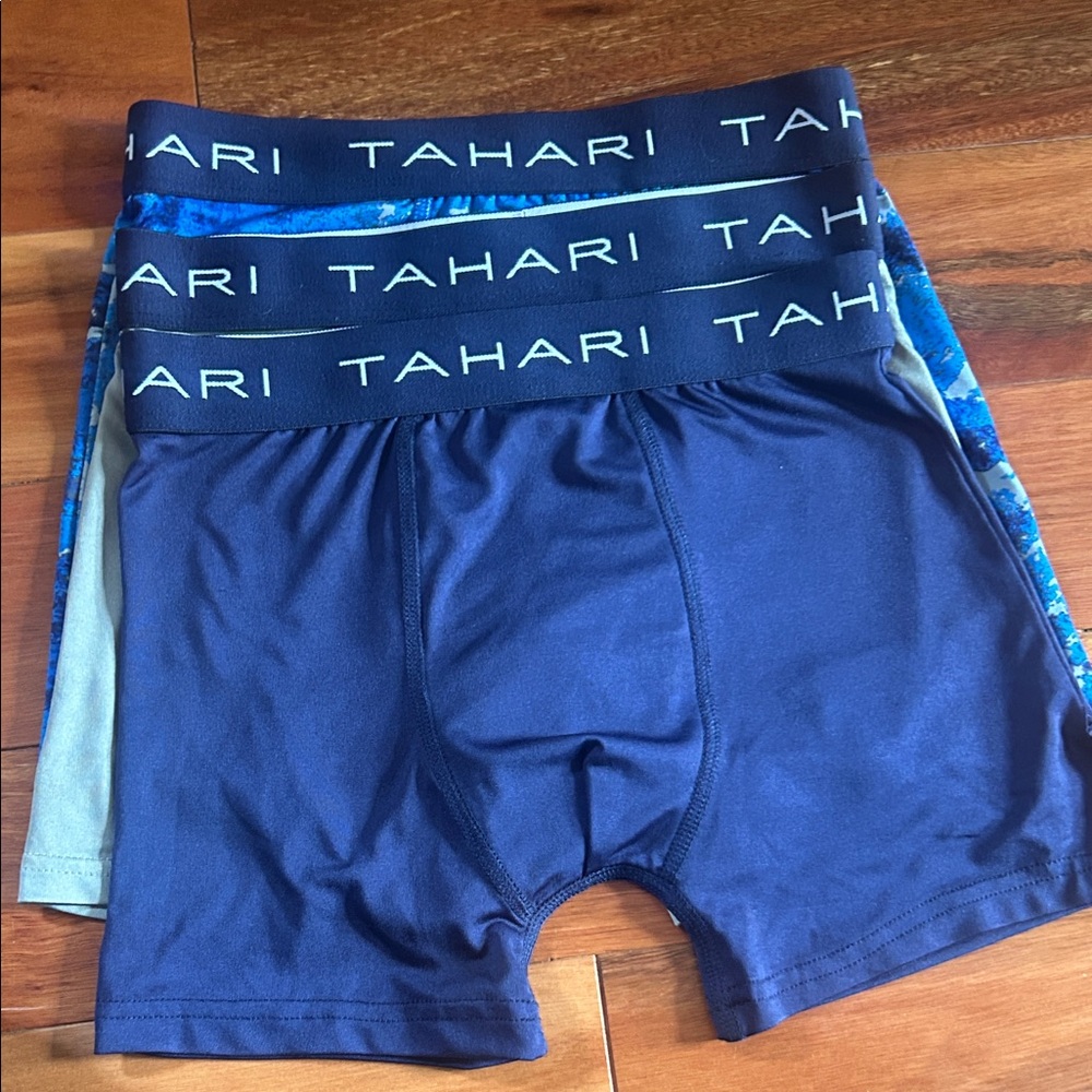 Tahari Boys 3-Pack Boxer Briefs in Navy, Blue, and Gray